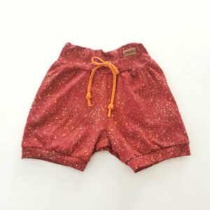 Otroške kratke hlače Opečno oranžne Hopka