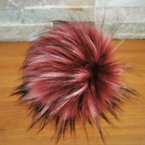 Cof iz umetnega krzna Old rose Hopka1