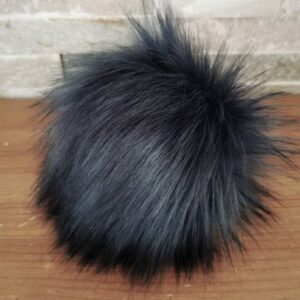 Cof iz umetnega krzna Jeans moder Hopka