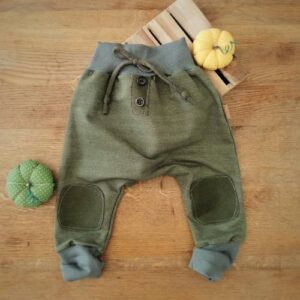 Baggy hlače basic olivno zelene Hopka