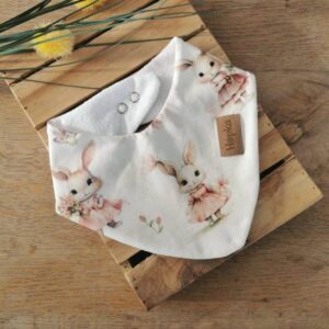 Nepremočljivi slinček Zajčica Hopka