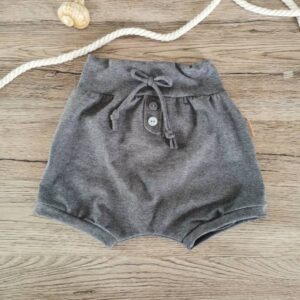 Baggy kratke hlače Medy Temno sive melanž Hopka