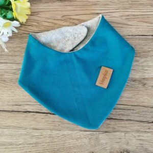 Nepremočljiv slinček Enobarvni petrol Hopka