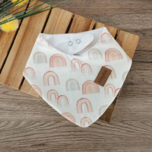 Nepremočljivi slinček Natur mavrice Hopka