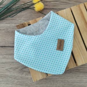 Nepremočljiv slinček Mint pike Hopka