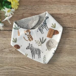 Nepremočljivi slinček Živali iz džungle Hopka