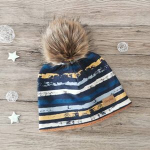 Zimska kapa Akvarel črte Earth Hopka