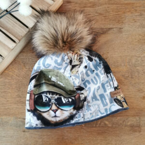 Zimska kapa Cool mačka Hopka1