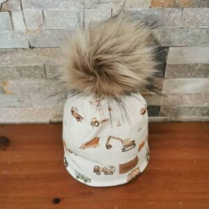 Zimska kapa Gradbena vozila na smetani Hopka