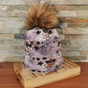 Zimska kapa Midnight flower Hopka