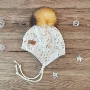 Zimska kapa z vrvicami Vejice Hopka