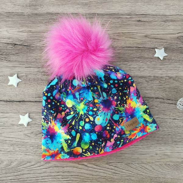 Zimska kapa Neon splash Hopka Zimska kapa Neon splash Hopka