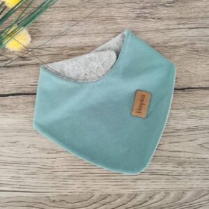 Nepremočljiv slinček Alt Zelen enobarven Hopka