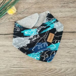 Nepremočljiv slinček Dinozavri Hopka