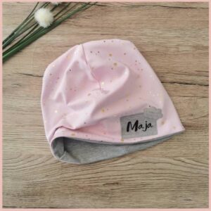 Baggy kapa z imenom Zlate pike na roza Hopka