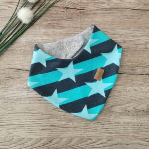 Nepremočljiv slinček Zvezde na črtah Hopka