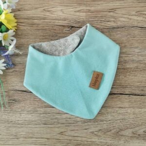 Nepremočljiv slinček Mint enobarven Hopka