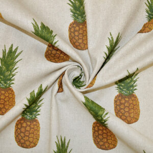 Platnena vrečka za copate ali perilo - Ananas