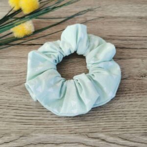 Scrunchie Lasni dodatek Mint abstrakt Hopka