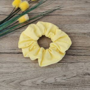 Scrunchie Lasni dodatek Rumena Hopka