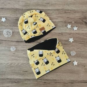 Komplet Žirafe na rumeni Hopka
